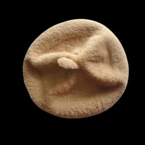 Fluffy Tan Beret/Tam
